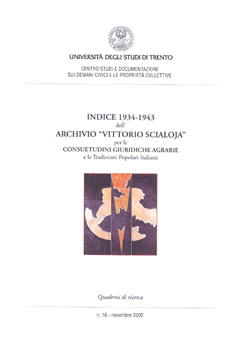 Archivio Vittorio Scialoja